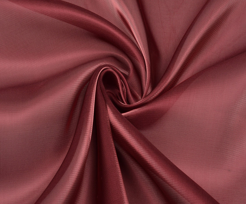 SATEN ORGANZE ŞİFON KUMAŞ - BORDO