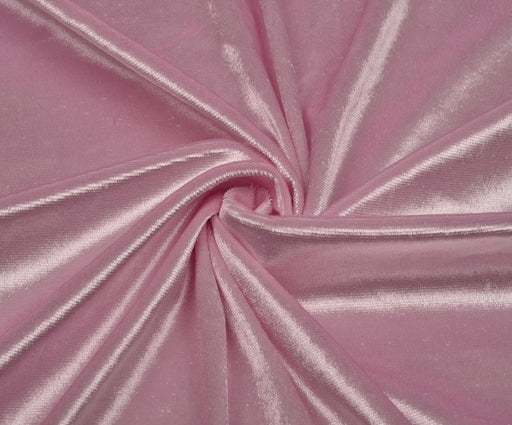 LİKRALI KADİFE KUMAŞ - PEMBE