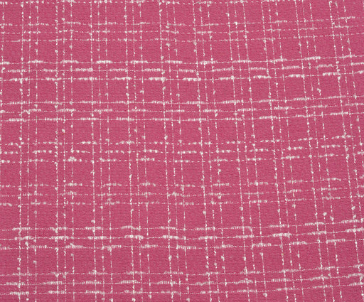 EKOSE DESENLİ TÜVİT ŞANEL KUMAŞ - PEMBE