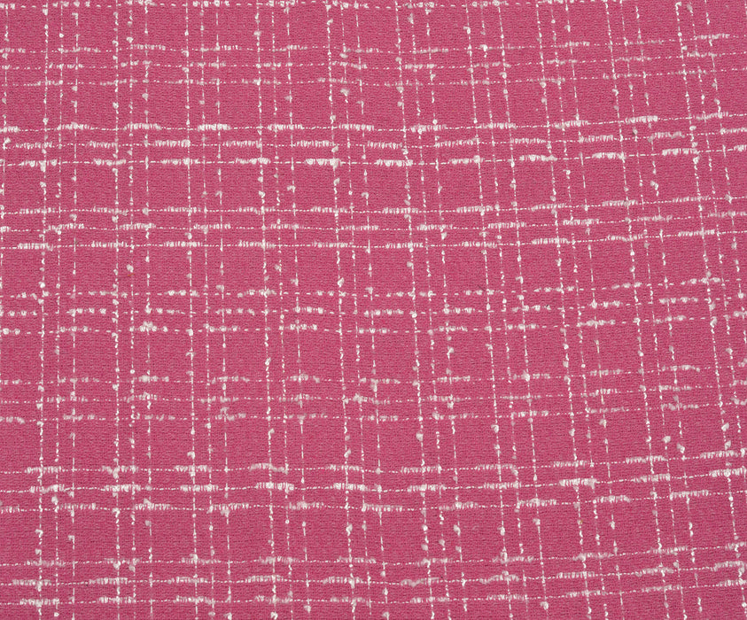 EKOSE DESENLİ TÜVİT ŞANEL KUMAŞ - PEMBE