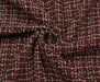 TÜVİT DESENLİ ŞANEL KUMAŞ - BORDO