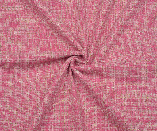 TÜVİT DESENLİ ŞANEL KUMAŞ - ŞEKER PEMBE