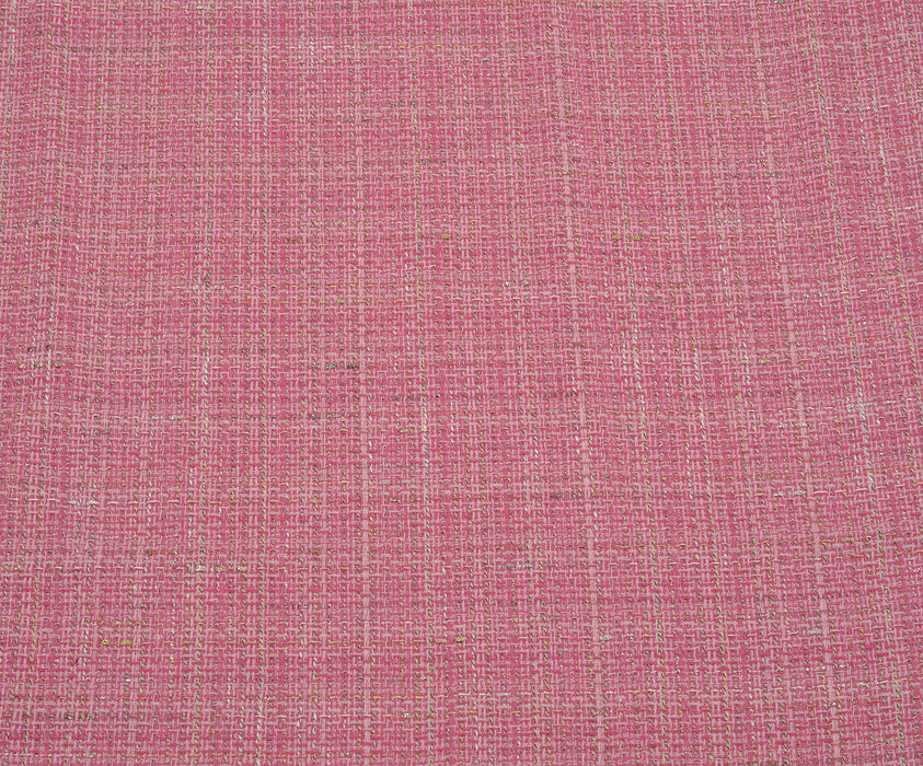 TÜVİT DESENLİ ŞANEL KUMAŞ - ŞEKER PEMBE