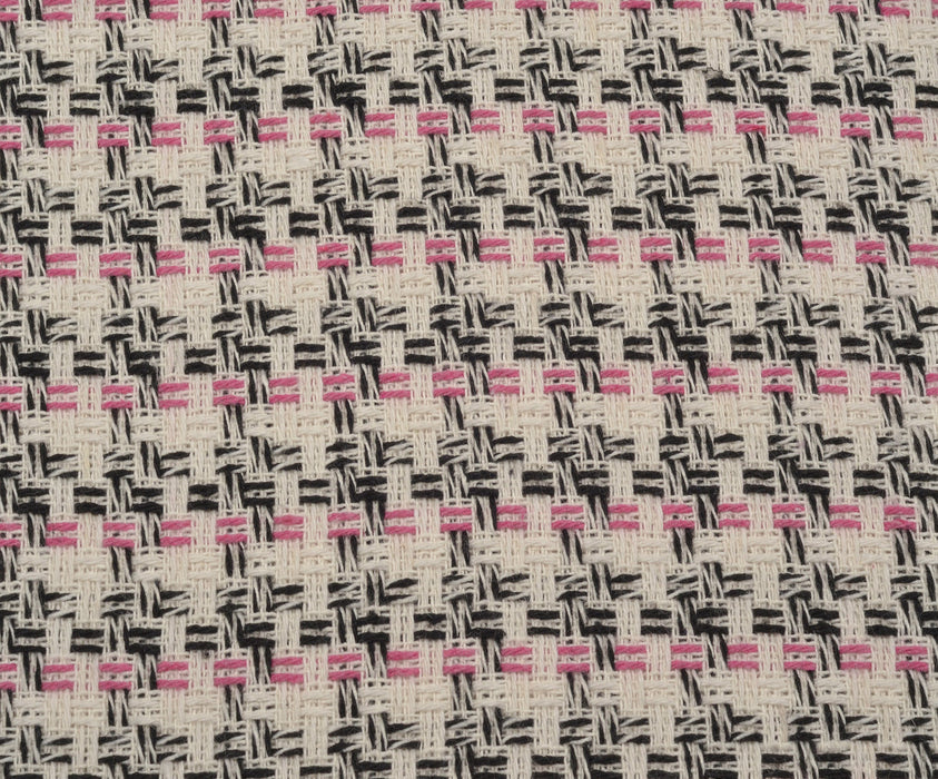 TÜVİT DESENLİ ŞANEL KUMAŞ - PEMBE