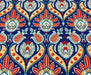 OSMANLI MOTİF DİJİTAL BASKI KUMAŞ - SAKS