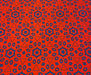 GEOMETRİK DESENLİ DİJİTAL BASKI - KIRMIZI