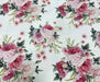 YEDİVEREN GÜLLER DİJİTAL BASKI KUMAŞ - PEMBE