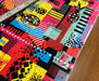 PATCHWORK ANANAS DİJİTAL BASKI KUMAŞ - KIRMIZI