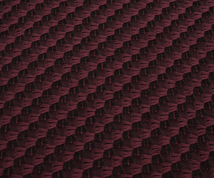DESENLİ JAKAR KUMAŞ - BORDO