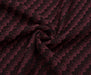DESENLİ JAKAR KUMAŞ - BORDO