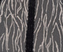 ZEBRA DESENLİ ŞİFON KUMAŞ - SİYAH