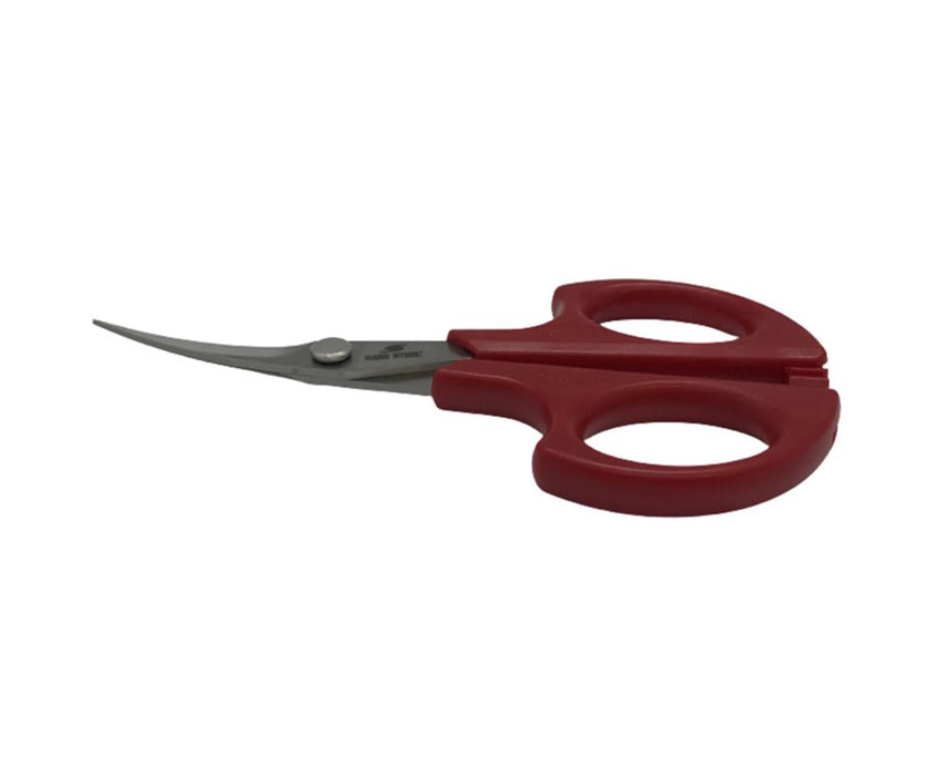 PLASTİK SAPLI EĞRİ NAKIŞ MAKASI / HS-1663