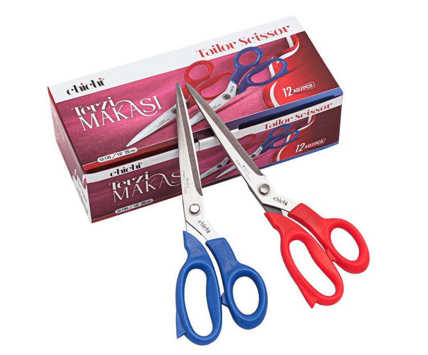 PLASTİK SAPLI TERZİ MAKASI 10 İNÇ 25 CM /GL130