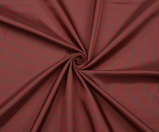 KARE DESENLİ ASTAR KUMAŞ - BORDO