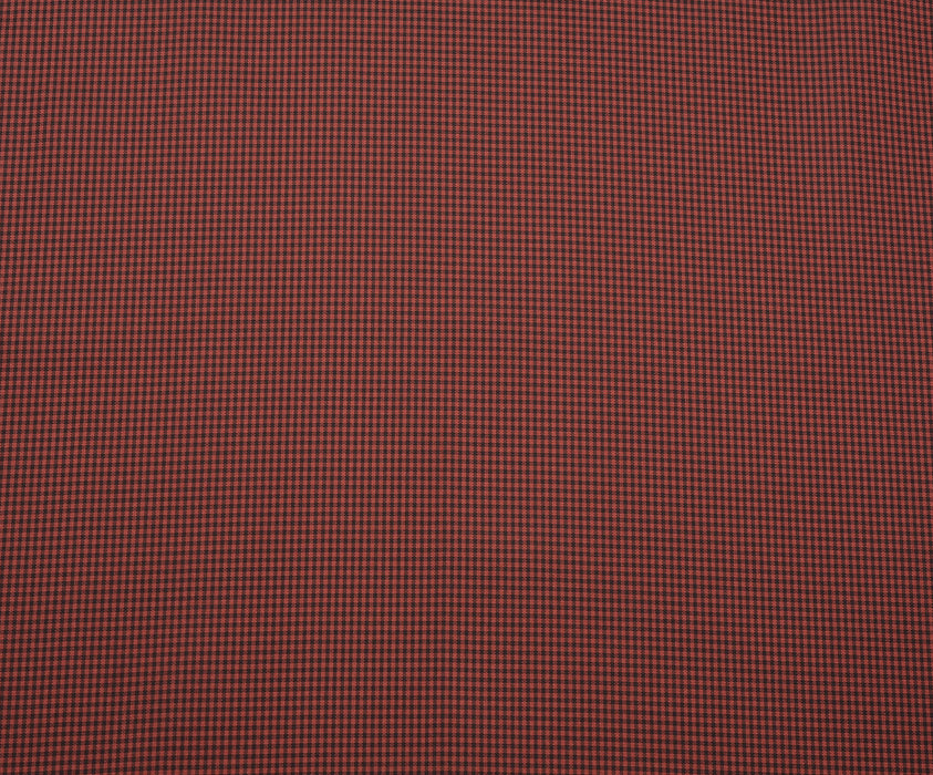 KARE DESENLİ ASTAR KUMAŞ - BORDO
