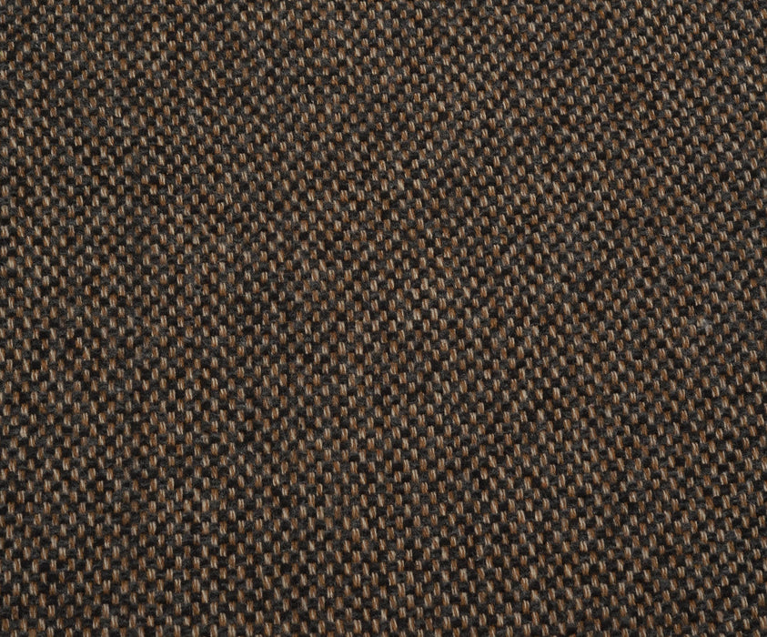 DESENLİ ŞANEL BUKLET KUMAŞ - KAHVE