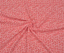 ÇİÇEK DESENLİ KREP KUMAŞ - PEMBE