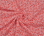 ÇİÇEK DESENLİ KREP KUMAŞ - PEMBE