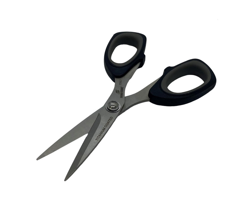 TİTANYUM KAPLAMA PLASTİK SAPLI 5.5İNÇ MAKAS