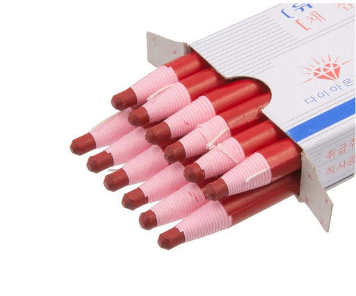 İPLİ KONFEKSİYON KALEM /BC-102R 12 ADET - KIRMIZI