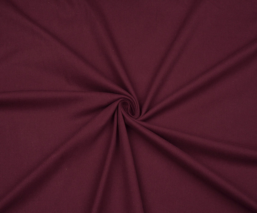ESNEK GABARDİN KUMAŞ - BORDO