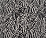 ZEBRA DESENLİ VİSKON KUMAŞ - SİYAH
