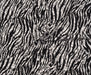 ZEBRA DESENLİ VİSKON KUMAŞ - SİYAH