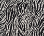 ZEBRA DESENLİ VİSKON KUMAŞ - SİYAH