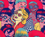 POPART KIZLAR DİJİTAL BASKI KUMAŞ - HARMONİ