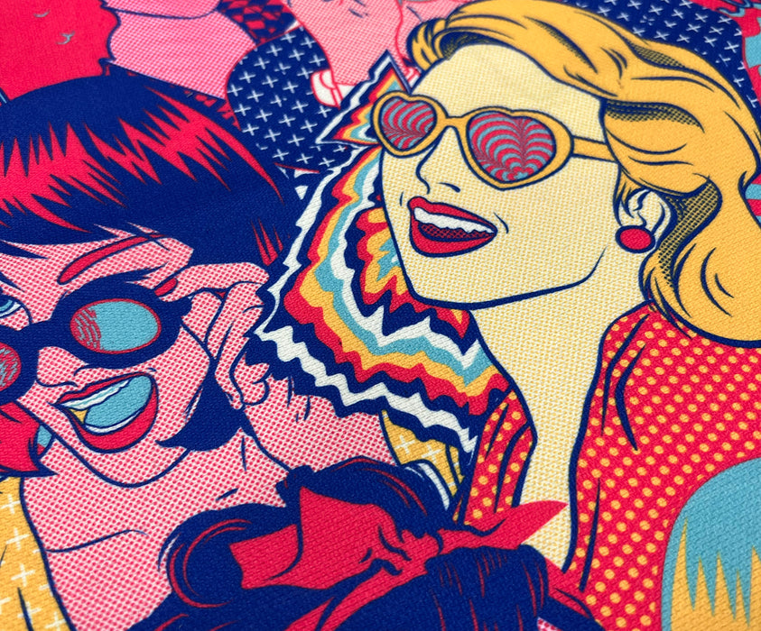 POPART KIZLAR DİJİTAL BASKI KUMAŞ - HARMONİ