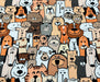 TATLI KÖPEKLER DİJİTAL BASKI KUMAŞ - HARMONİ