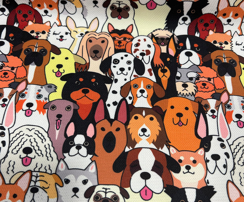TATLI KÖPEKLER DİJİTAL BASKI KUMAŞ - HARMONİ