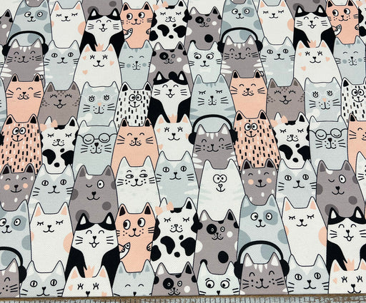 KEDİLER DİJİTAL BASKI KUMAŞ - HARMONİ
