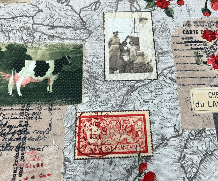 KARTPOSTAL DESEN DİJİTAL BASKI KUMAŞ - HARMONİ