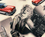 MARİLYN  MONROE DİJİTAL BASKI KUMAŞ - BEYAZ