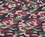 KAMUFLAJ DESENLİ KUMAŞ - PEMBE