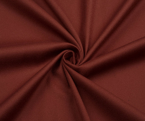 DÖKÜMLÜ KREP KUMAŞ - BORDO