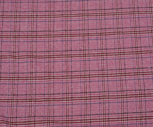 EKOSE DESENLİ ŞANEL BUKLET KUMAŞ - PEMBE