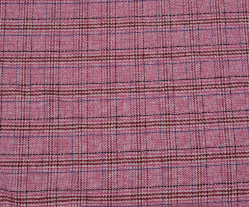 EKOSE DESENLİ ŞANEL BUKLET KUMAŞ - PEMBE