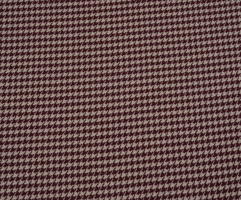 KAZAYAĞI DESENLİ ŞANEL BUKLET KUMAŞ - BORDO