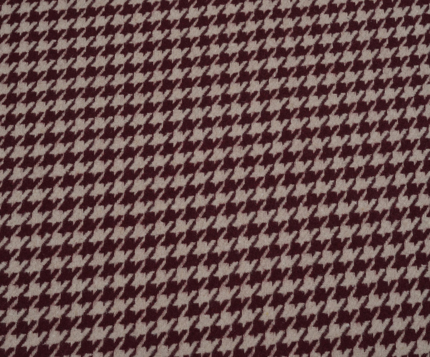 KAZAYAĞI DESENLİ ŞANEL BUKLET KUMAŞ - BORDO