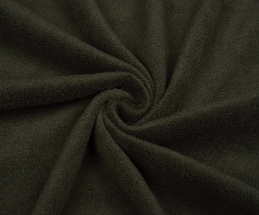 FLEECE FABRIC - DARK KHAKI