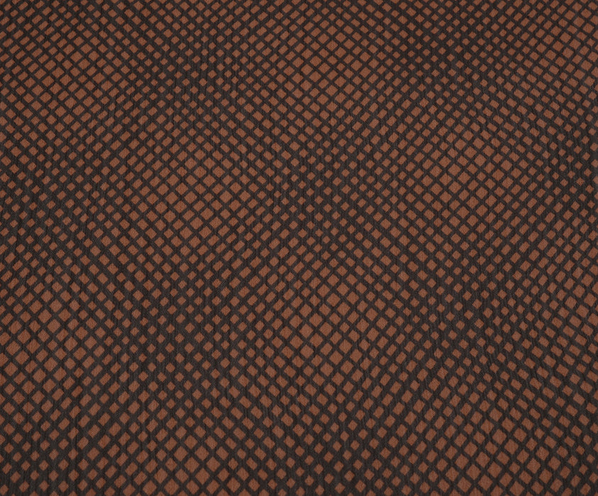 GEOMETRİK DESENLİ ŞİFON KUMAŞ - TARÇIN