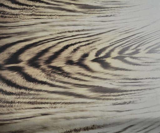ZEBRA DESENLİ ŞİFON KUMAŞ - KAHVE