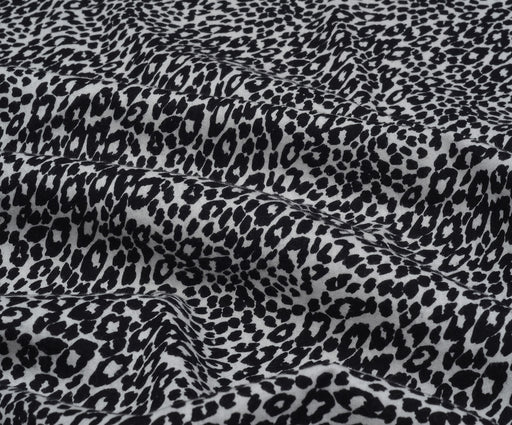 LEOPAR DESENLİ FLANEL PAMUK KUMAŞ