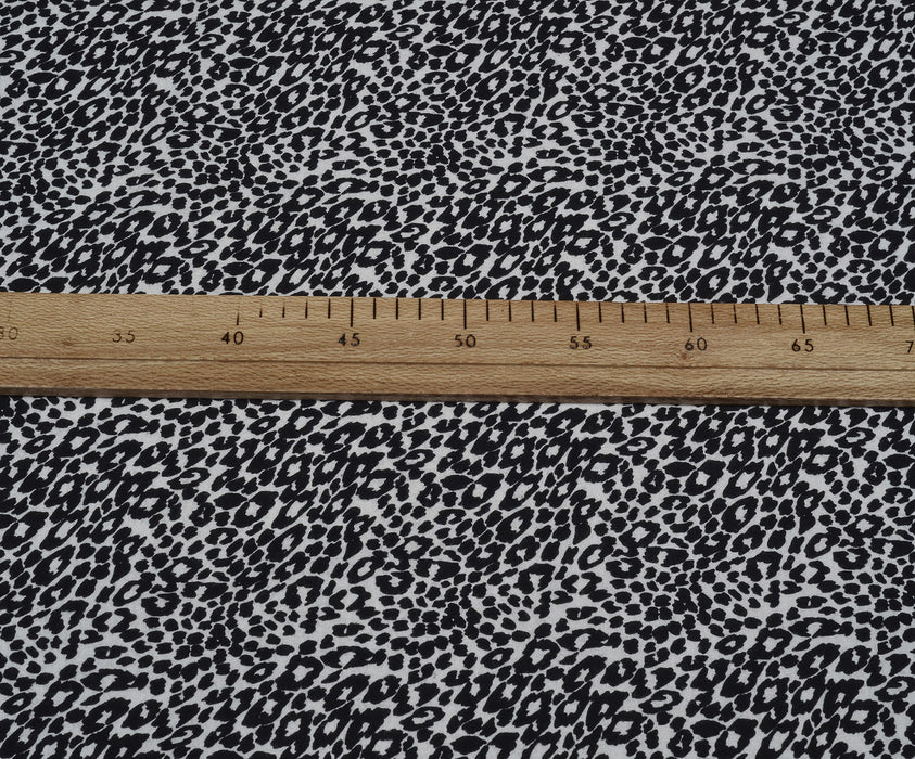 LEOPAR DESENLİ FLANEL PAMUK KUMAŞ