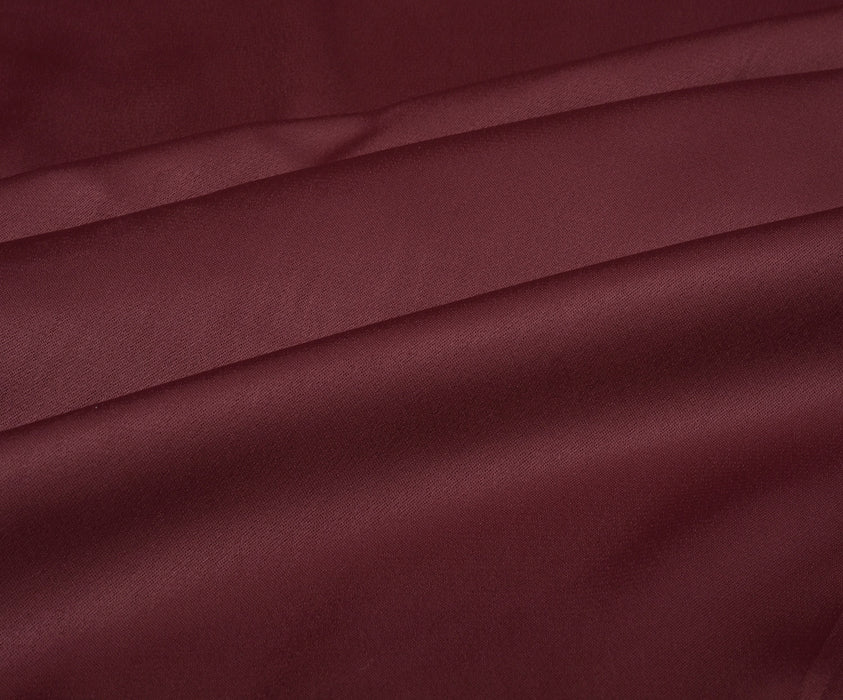 VİSKON SATEN KUMAŞ - BORDO