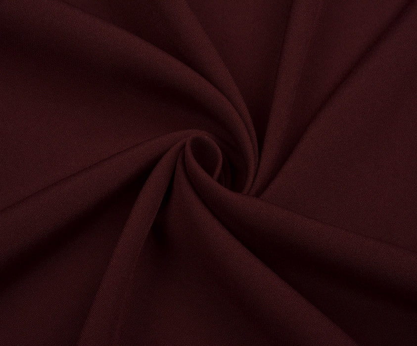 LİKRALI GABARDİN KUMAŞ - BORDO