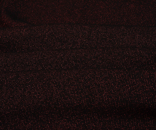 SİMLİ ÖRME KUMAŞ - BORDO