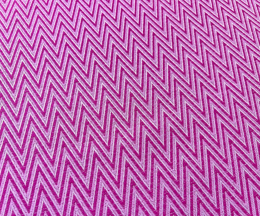 ZİKZAK DESENLİ KUMAŞ - PEMBE